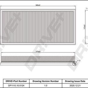 Vzduchový filtr DRIVE DP1110.10.0124