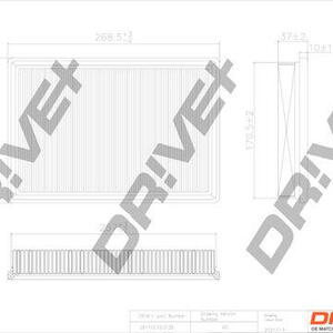Vzduchový filtr DRIVE DP1110.10.0135