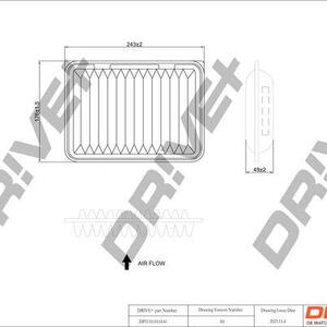 Vzduchový filtr DRIVE DP1110.10.0141