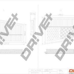 Vzduchový filtr DRIVE DP1110.10.0187