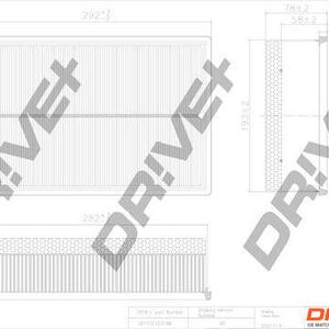 Vzduchový filtr DRIVE DP1110.10.0188