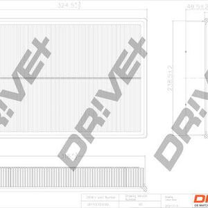 Vzduchový filtr DRIVE DP1110.10.0195