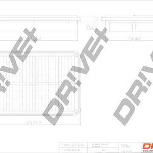 Vzduchový filtr DRIVE DP1110.10.0196