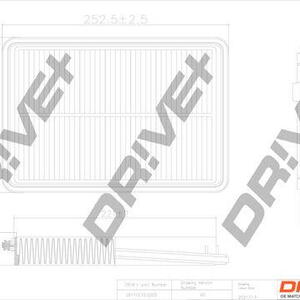 Vzduchový filtr DRIVE DP1110.10.0200