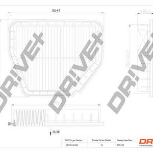 Vzduchový filtr DRIVE DP1110.10.0202