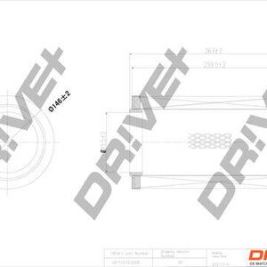 Vzduchový filtr DRIVE DP1110.10.0204
