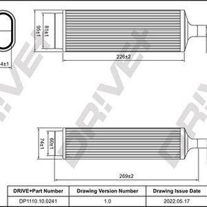 Vzduchový filtr DRIVE DP1110.10.0241