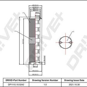 Vzduchový filtr DRIVE DP1110.10.0242