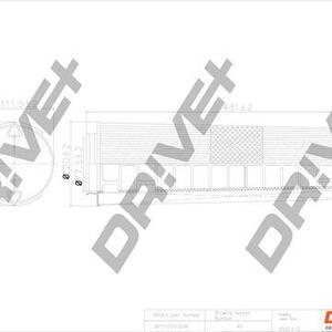 Vzduchový filtr DRIVE DP1110.10.0246
