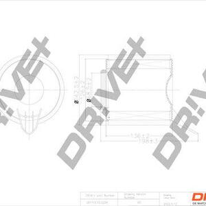Vzduchový filtr DRIVE DP1110.10.0254