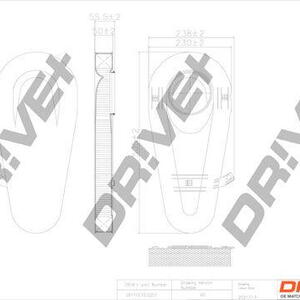 Vzduchový filtr DRIVE DP1110.10.0257