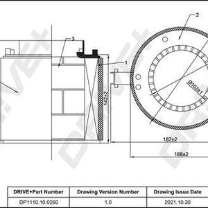 Vzduchový filtr DRIVE DP1110.10.0260