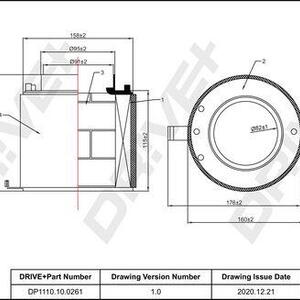 Vzduchový filtr DRIVE DP1110.10.0261