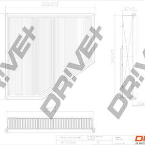 Vzduchový filtr DRIVE DP1110.10.0353