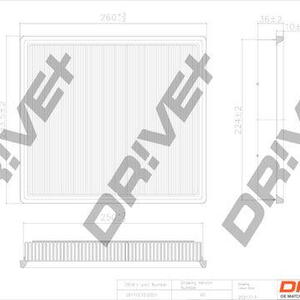 Vzduchový filtr DRIVE DP1110.10.0357