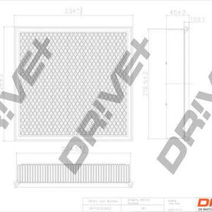 Vzduchový filtr DRIVE DP1110.10.0433