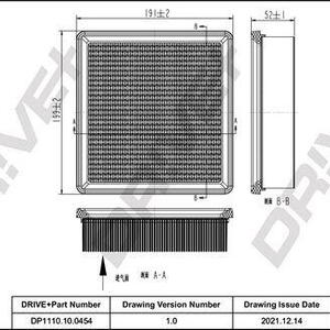 Vzduchový filtr DRIVE DP1110.10.0454