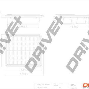 Vzduchový filtr DRIVE DP1110.10.0469