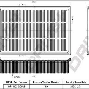 Vzduchový filtr DRIVE DP1110.10.0528