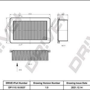 Vzduchový filtr DRIVE DP1110.10.0537