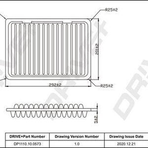 Vzduchový filtr DRIVE DP1110.10.0573