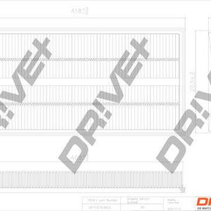 Vzduchový filtr DRIVE DP1110.10.0603