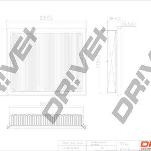 Vzduchový filtr DRIVE DP1110.10.0619