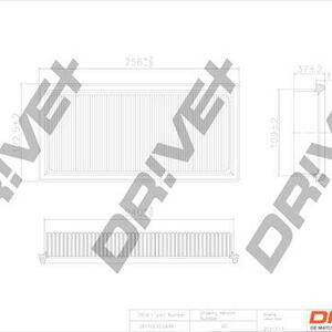 Vzduchový filtr DRIVE DP1110.10.0646