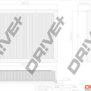 Vzduchový filtr DRIVE DP1110.10.0694
