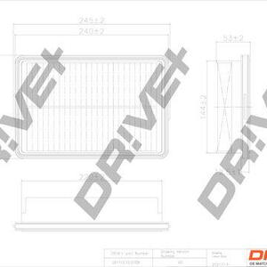 Vzduchový filtr DRIVE DP1110.10.0708
