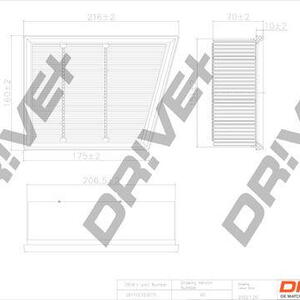 Vzduchový filtr DRIVE DP1110.10.0771