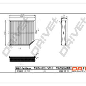 Vzduchový filtr DRIVE DP1110.10.0789