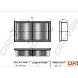 Vzduchový filtr DRIVE DP1110.10.0793