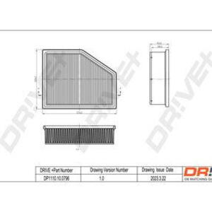 Vzduchový filtr DRIVE DP1110.10.0796