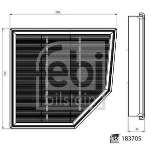 Vzduchový filtr FEBI BILSTEIN 183705