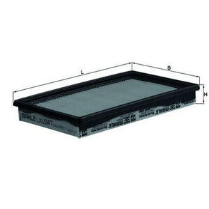 Vzduchový filtr MAHLE LX 1047