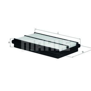 Vzduchový filtr MAHLE LX 1075