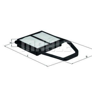 Vzduchový filtr MAHLE LX 1562