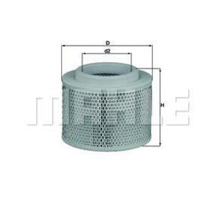 Vzduchový filtr MAHLE LX 2808/1