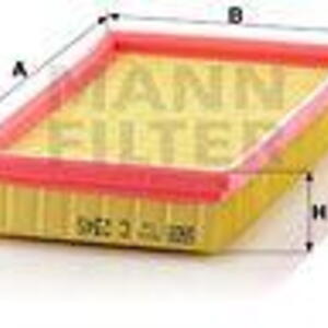 Vzduchový filtr MANN-FILTER C 2345