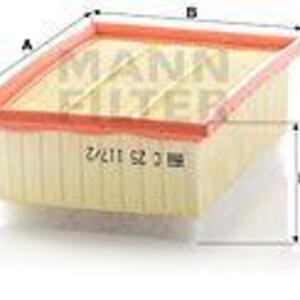 Vzduchový filtr MANN-FILTER C 25 117/2