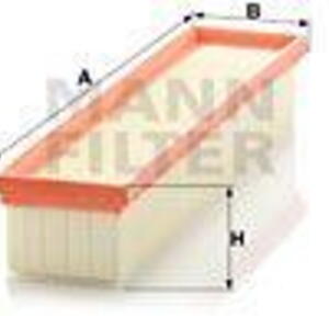 Vzduchový filtr MANN-FILTER C 3875/1 C 3875/1