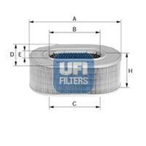 Vzduchový filtr UFI 27.162.00