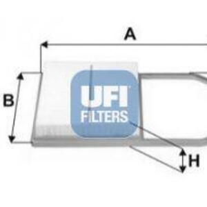 Vzduchový filtr UFI 30.A42.00