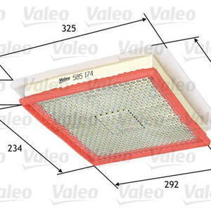 Vzduchový filtr VALEO 585174