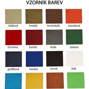 Závěsy skládací HEAVY - RŮZNÉ BARVY