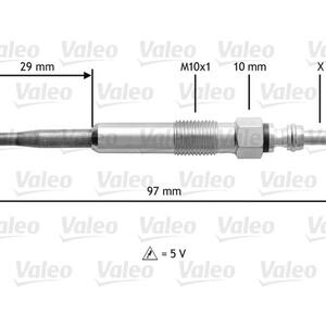 Žhavicí svíčka VALEO 345125