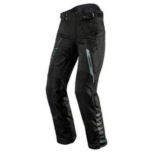 Zkrácené kalhoty na motorku Rebelhorn Hiker II černé textilní moto kal