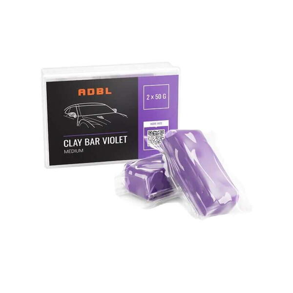 ADBL Clay Bar Violet 50g 2 ks - Středně tvrdý clay