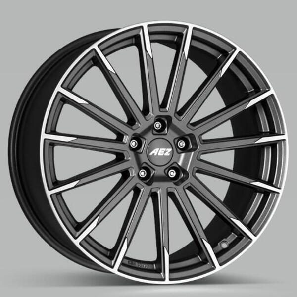 AEZ Atlanta titan 8x19 5x112 ET40 grafitový matný lak/leštěná čelní plocha